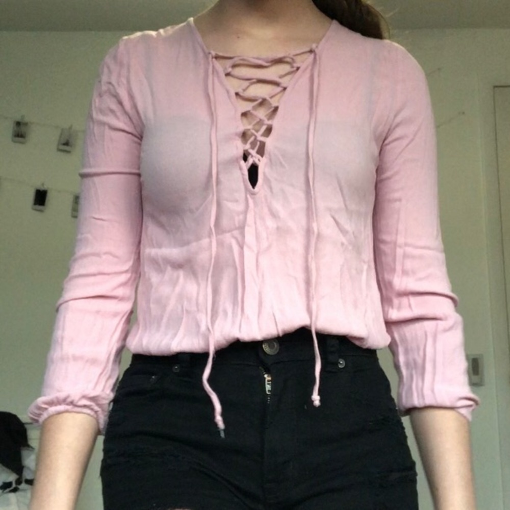 Pink Pacsun Bodysuit